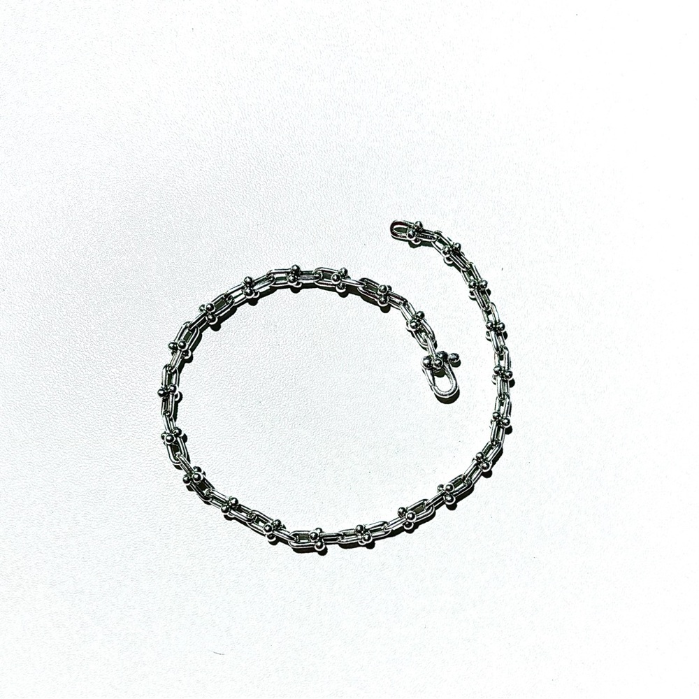Tiffany & Co. Tiffany HardWear Micro Link Bracelet in Sterling Silver. Like New.